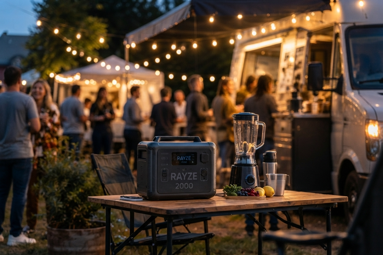Outdoor Events & Mobile Work portable power application